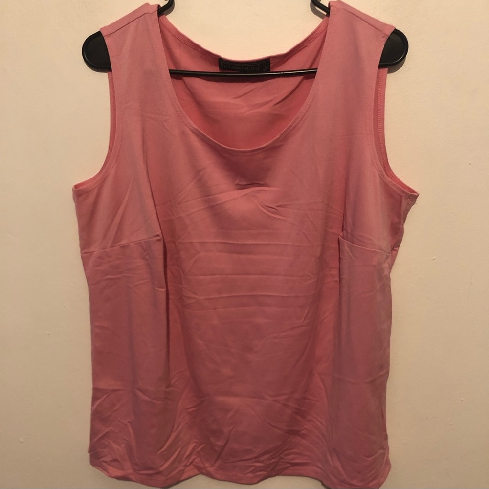 Elementz pink sleeveless top sz 1X